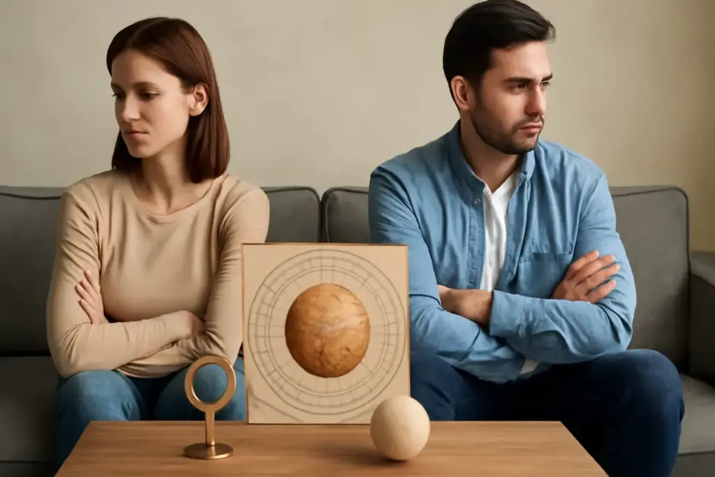 Venere in opposizione e conflitti di coppia: la strategia astrologica che fa la differenza
